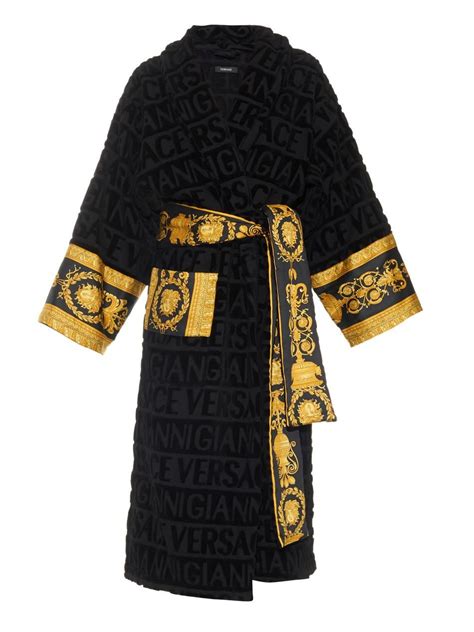 versace bathrobe for men|Versace dressing gowns for men.